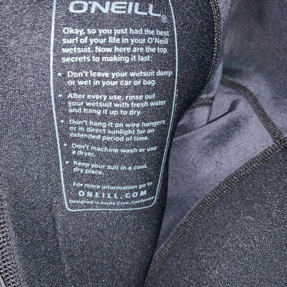 ONELL Reactor 2 Full Women's Black Wetsuit Size 6 US - Picture 7 of 9